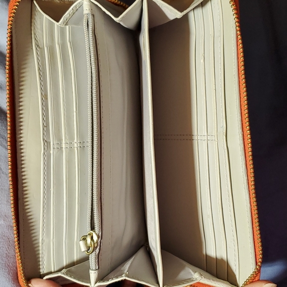 ORANGE COACH CROSSBODY PURSE & WALLET SET - Picture 15 of 15